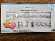 NEW Macaron Kit - Bunny Carrot Macron Easter Baking Kit by Celebrate It - 14 Pcs