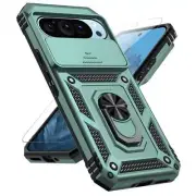 for Google Pixel 9 Pro XL Case with Slide Camera Cover HD Screen Protector