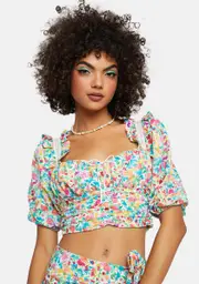 [For Love & Lemons] Claude Crop Top