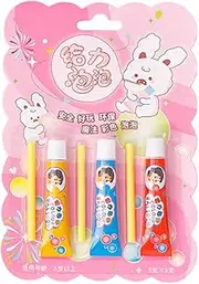 Balloon Kids Toy - Bubble Tube Favors | Kids Balloon Toy, Outdoor Blow Bubble Balloon Toy, Interactive & Funny Kids Toy for Girls, Boys, Birthdays, Schools