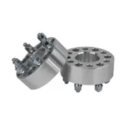 2PCS 50mm 6 Stud Wheel Spacers Fit Toyota LandCruiser Patrol Pajero Hilux Prado,