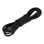 1/4 Inch Shock Cord, 10 Feet Black Bungee Cord Tent Pole Elastic Kayak Rope