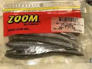 Zoom Finesse Soft Worm Bait Model 004-224 Bait Fish 4.5" 20 Pack Mann’s Rapala
