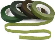 KUUQA 4 Rolls 1/2" Wide Floral Tapes for Bouquet Stem Wrapping and Mix Color