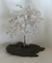Crystal Gemstone Rose Quartz Tree of Life 160 Rose Quartz Stones