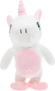 Toddmomy Stuffed Unicorn Electric Walking Animal for Interactive Unicorn Soft and Safe for Cognitive Learning Encourages Active Play Fun Present