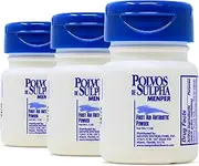 Polvos de Sulpha Antibiotic First Aid Powder. for Minor Cuts, Scrapes and Burns. Prevents Wound Infection. 0.90 Oz / 7.5 g. Pack of 3