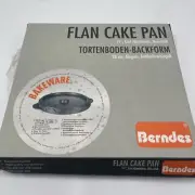 Berndes FLAN Cake Pan 11" Cast Aluminum NOS Dessert Party Baking
