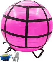 Gym Ball, Fitness Ball with Pump, Portable Home Gym Workout Equipment for Core Training Stability Balance Fitness Birthing