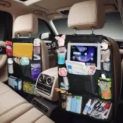 Car Seat Organizer Backseat, Kid Back Seat Protector, Road Trip Storage