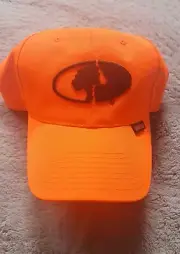 Mossy Oak Adjustable Hunting Hat Mens OSFM Orange Outdoor Strap-back Cap