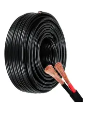[Giantz] Twin Core Wire Electrical Cable 8B&S 30M 450V 2 Sheath in Black