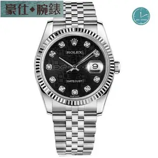 高端 ROLEX勞力士蠔式DATEJUST116234黑色紀念面盤鑽石時標36MM