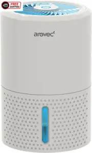 AROVEC Dehumidifier, Compact & Portable, Ideal for Home, Kitchen, Bedroom, Close
