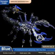 chanical assembly model Scorpion King 3D stainless steel toy gift ornament 5###