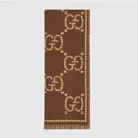 在飛比找樂天市場購物網優惠-GUCCI 圍巾 Schal aus GG Wolle