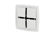 Clipsal Airflow Square Fascia Ductable Ceiling Exhaust Fan White | CEF40N-WE
