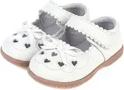 [Pumud] Baby Girls' Shoes Flats 7 M US Toddler White