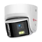 4K PoE Dual Lens Security Camera Outdoor Full Metal Housing, 180 Degree Wide ...