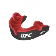 Opro Silver UFC Kids Mouth Guard Black Gum Shield MMA Boxing Martial Arts Junior