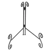 10 Inch Plate Stands for Display Iron Decorative Folding Holders, Black