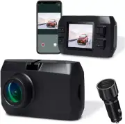Wifi Car Dash Cam, 2K Mini Dashcam for Cars, 1.5 Inch Screen DVR with SONYIMX323
