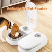 Automatic Pet Feeder, Smart Food Dispenser for Cats & Dogs Timer Steel Bowl