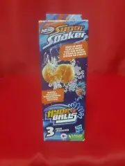 Nerf Super Soaker Hydro Balls Reusable Water-Filled Balls 3-Pack New
