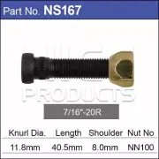 Nice NS167 Wheel Stud & Nut 7/16" Sold as Each