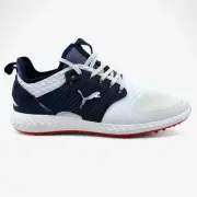 PUMA Ignite Pwradapt Caged White Peacoat Mens Size 9 Waterproof Golf Shoes