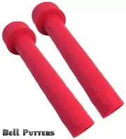 Two (2) Tacki-mac Hockey Grips-Wrapped Goalie Red Wrap Grip-Tape Included