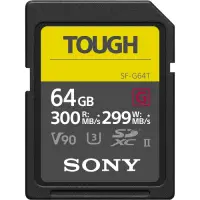 在飛比找Yahoo奇摩購物中心優惠-SONY SDXC U3 64GB 超高速防水記憶卡 SF-