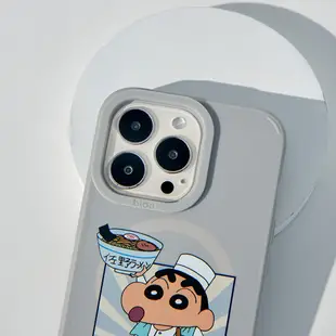 【TOYSELECT】蠟筆小新拉麵師傅峽谷強悍MagSafe iPhone手機殼
