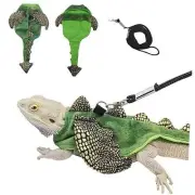 Bearded Dragon Harness and Leash Adjustable Soft Halloween Costume Lizard