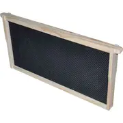 10x Timber Frames Plastic Foundations Assembled Wood Deep Hive Frame Beekeeping