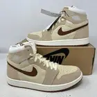 Nike Air Jordan 1 High Zoom CMFT 2 Sail Legend Coffee Men's 10 DV1307-120 No Lid