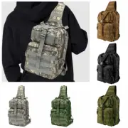 Men Backpack Tactical Sling Bag Chest Shoulder Fanny Pack Cross Body Molle Pouch