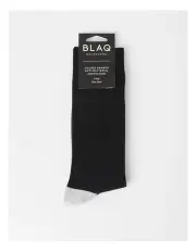 [Blaq] Plain Bamboo Heel & Toe Sock in Navy