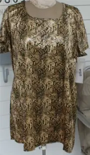 PYTHON SNAKE PATTERN PLUS SIZE 3X PAJAMA LINGERIE NEW