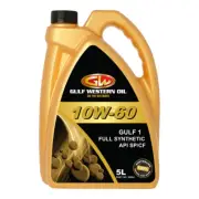 Gulf Western 30534 Gulf 1 Full Synthetic Engine Oil 10W-60 5L