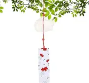 Fish Wind Chimes Craft,Garden Wind Chimes - Japanese Glass Wind Chimes, Wind Chimes for Outside, Garden Yard Windbell Decor