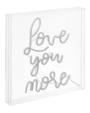 JONATHAN Y Love You More Contemporary Glam Acrylic Neon Lighting