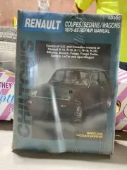 New Chiltons Renault Coupes/Sedans/Wagons 1975-85 Repair Manual No. 58300
