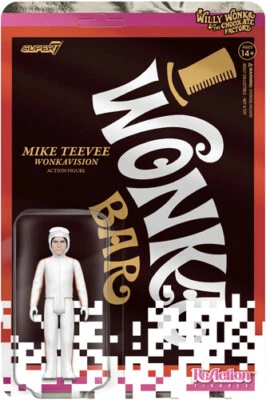 Super7 - Willy Wonka & The Chocolate Factory - Reaction Wv3 - Mike Teevee (White