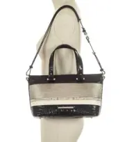 NWT BRAHMIN N70982 Mini Asher Sterling Kapoor Genuine Leather Satchel