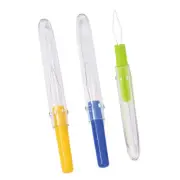 3PCS Threaders Needle Machine Needle Sewing Needle Pin Threader Device Sewing