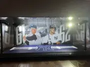 Aaron Judge and Roger Maris 2-Card display case with LED lights - Yankees