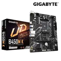 在飛比找momo購物網優惠-【GIGABYTE 技嘉】B450M K DDR4 主機板