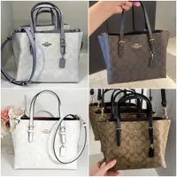 在飛比找蝦皮購物優惠-【美國正品COACH】新款Mollie tote 25老花托