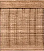 [LazBlinds] Cordless Bamboo Roman Shades, Light Filtering Window Treatment, Roll Up Bamboo Blinds for Windows, 23'' W x 60'' H